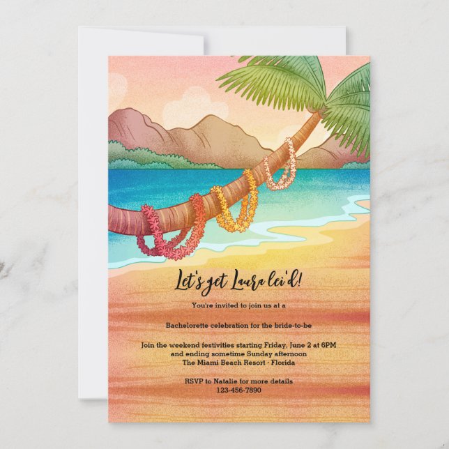 Convite Leis Em Uma Árvore (Frente)