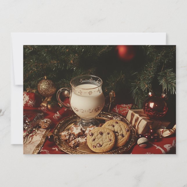 Convite Leite e Biscoitos Clássicos  (Frente)