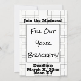 Convite Lembrete do Partido de Basquete em Marcha do Paraí