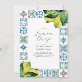 Convite Lemon Baby Shower Invoca Tema de Limondrop
