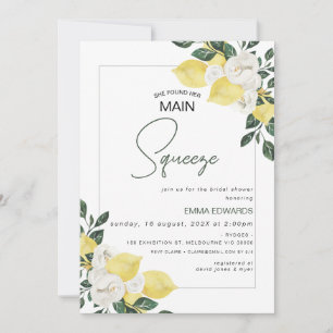 Convite Lemon Ela Encontrou Seu Chá de panela De Apertar P