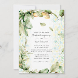 Convite Lemon Grove italiana | Boho Boho Botânico