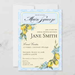 Convite Lemon Themed Bridal Shower Invitation