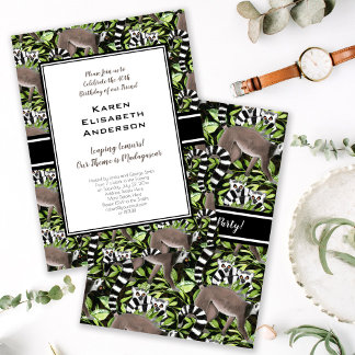 Convite Lêmures Lêmures Calgaxes