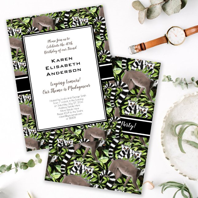 Convite Lêmures Lêmures Calgaxes (Criador carregado)