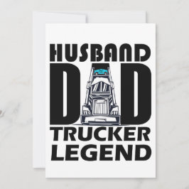 Convite lenda de caminhoneiro pai do marido para pai, pres