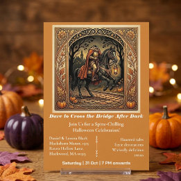 Convite Lenda de Sleepy Hollow Ouse atravessar hoje à noit