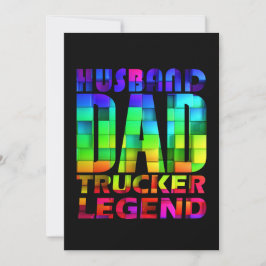 Convite lenda do camionista pai do marido para o dia do pa