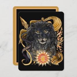 Convite Leo Zodiac