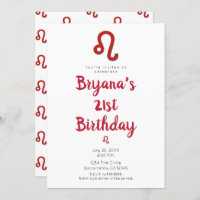 LEO Zodiac Astrologia de julho Festa de aniversári