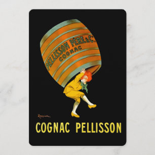 Convite Leonetto Cappiello Cognac Pelisson Publicidade