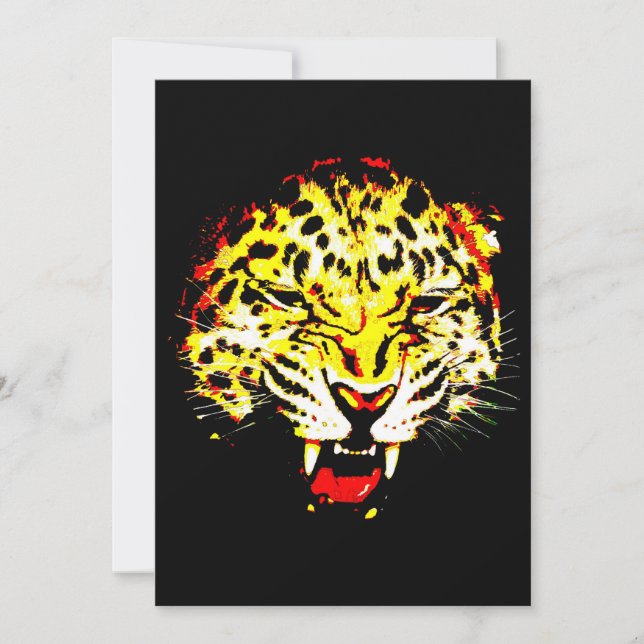 Convite Leopard (Frente)