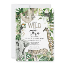 Leopard Young Wild e Três Aniversário Safari