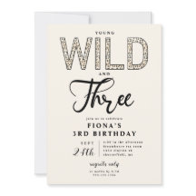 Leopard Young Wild Três Aniversário