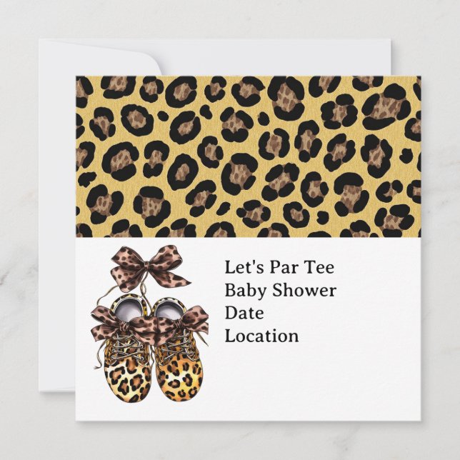 Convite Leopardo  (Frente)