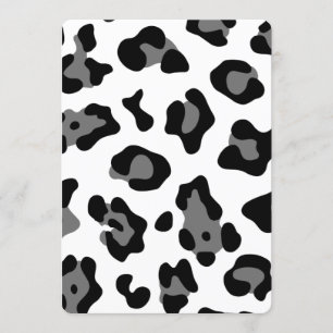 Convite leopardo-da-neve