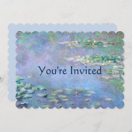 Convite Les Ninfheas Water Lily Monet Fine Art Wedes