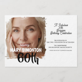 Convite Let’s Party! A Fabulous 60th Surprise Celebration