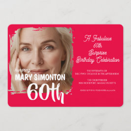 Convite Let’s Party! A Fabulous 60th Surprise Celebration