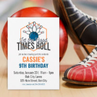 Let the Good Times Roll Bowling Birthday