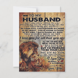 Convite Letra Adorável Para Marido   Bonito Presente Para