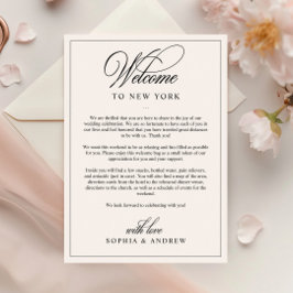 Convite Letra de boas-vindas e placa inicial clássica simp