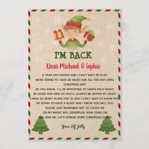 Convite Letra Elf Modelo