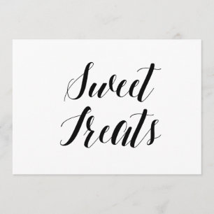 Convite Letreiro de Casamento Estilo Caligráfico "Doçuras"