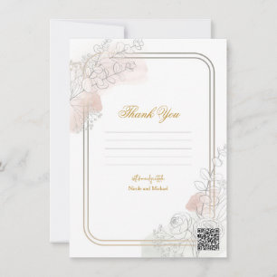 Convite Letreiro de Casamento Floral Botânico Contorno Sag