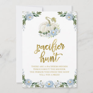 Convite Letreiro de Jogo de Caça ao Chupeta do Menino do O