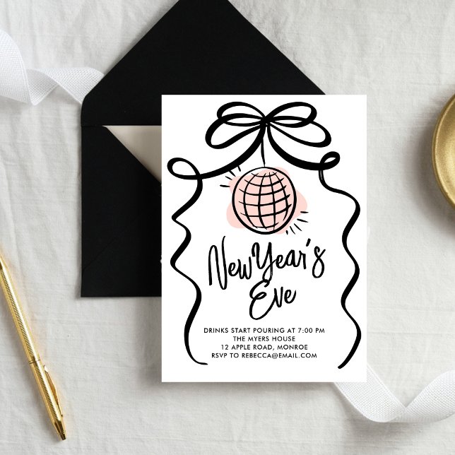 Convite Let's Celebrate New Year's Eve (Criador carregado)