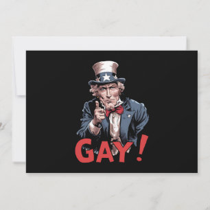 Convite LGBT Gay Ally Pride Mês Engraçado