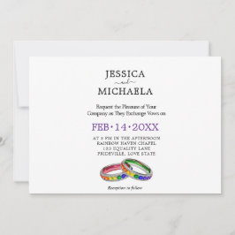 Convite 🌈  LGBTQ Entrelaçados no Orgulho – Personalizado 
