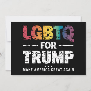 CONVITE LGBTQ PARA TRUMP GAY LÉSBICA PARA TRUMP 2024 