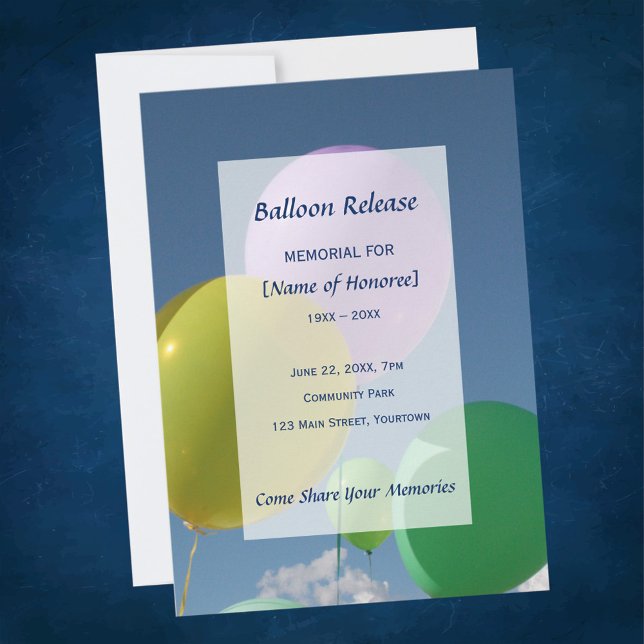 Convite Liberação do Balão Memorial (Criador carregado)