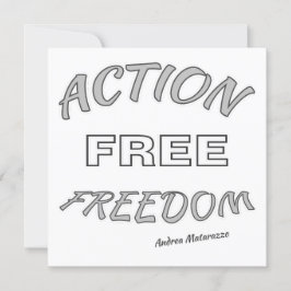 Convite Liberdade de ação