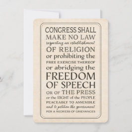 Convite Liberdade de imprensa - Primeiro texto de alteraçã