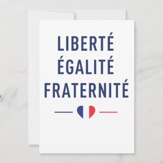 Convite Liberdade Igualdade Fraternidade Saudação ao Lema