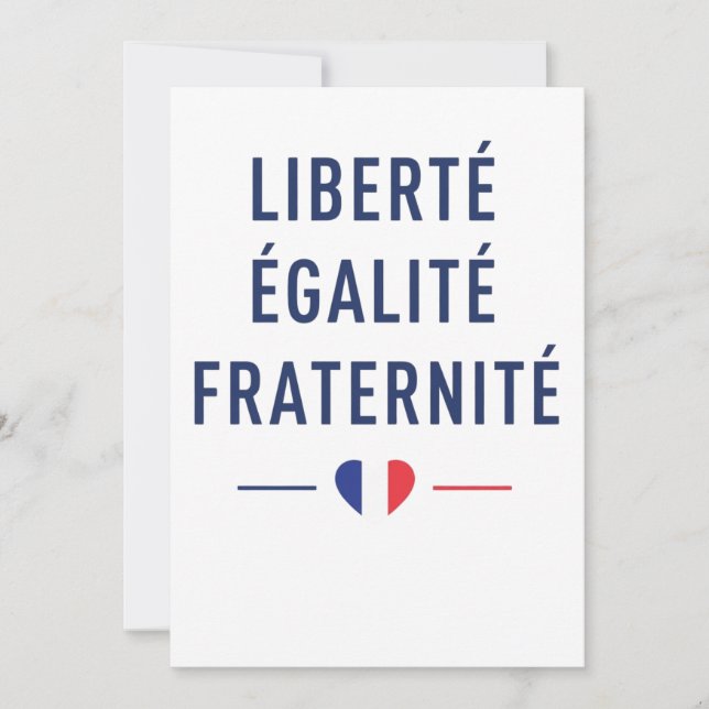 Convite Liberdade Igualdade Fraternidade Saudação ao Lema  (Frente)