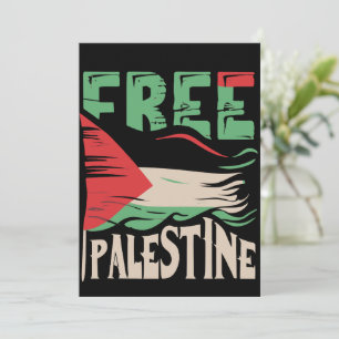 Convite Liberdade Palestina Paz Palestina Liberdade Gaza J