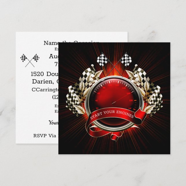 Convite Ligue os Motores (Frente/Verso)