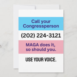 Convite Ligue para o Congresso MAGA faz Trans Ally