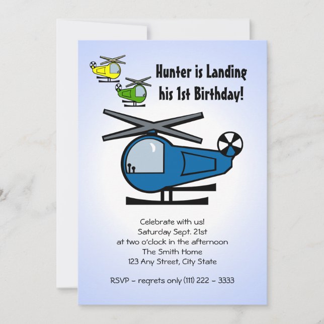 Convite Lil' Chopper (Frente)