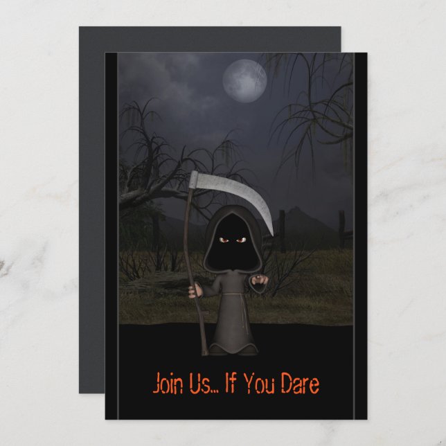 Convite Lil Reaper (Frente/Verso)