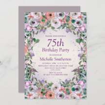 Lilac, Cor de Água Púrpura, Cor Floral, 75.o anive