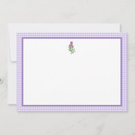 Convite Lilac e Gingham