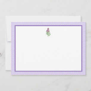 Convite Lilac e Gingham