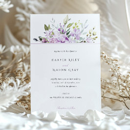 Convite Lilac Wedding