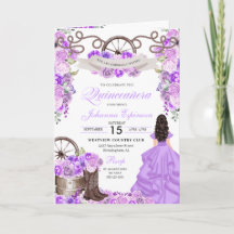Lilac Western Charro Bi-Fold Quinceanera