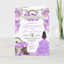 Lilac Western Charro Bi-Fold Quinceanera